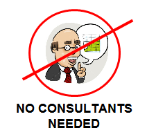 No Consultants Needed in My Business