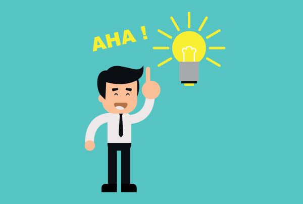 A creative illustration of a business professional turning broken gears into glowing ideas, representing how mistakes and errors fuel business growth and innovation.